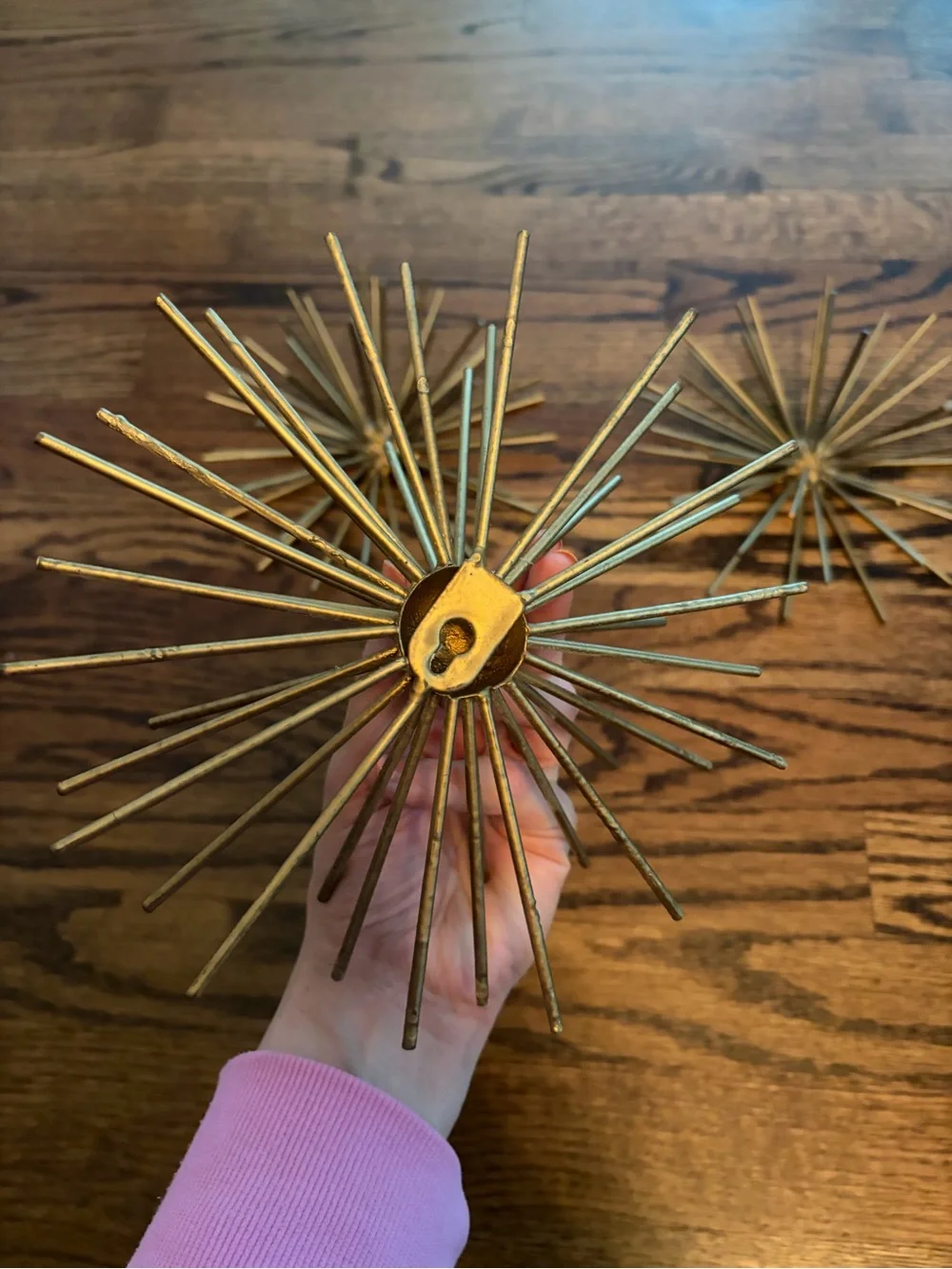 Gold Starburst Wall Decor Set of 3